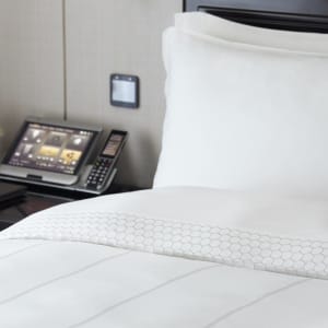 The Peninsula Beijing in Peking:  Bed panels