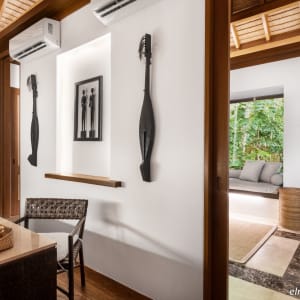 El Nido Resorts Pangulasian Island à Palawan:  Canopy Villa | Workstation and Bathroom Area