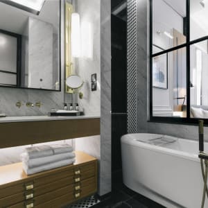 Yangon Excelsior:  Deluxe | Bathroom