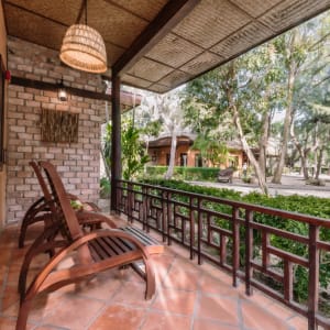 Ho Tram Beach Resort & Spa à Vung Tau:  Deluxe Garden Bungalow | balcony