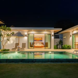 Escape Villas in Phuket:  Deluxe Garden Pool Villa 2-BR