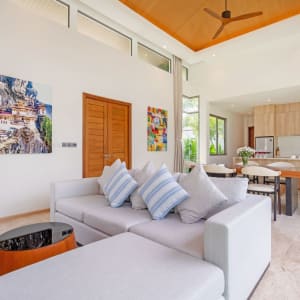 Escape Villas in Phuket:  Deluxe Garden Pool Villa 2-BR | living