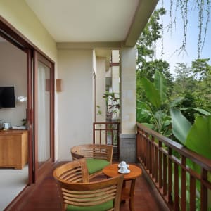 Jannata Resort & Spa in Ubud:  Deluxe Suite | Terrace