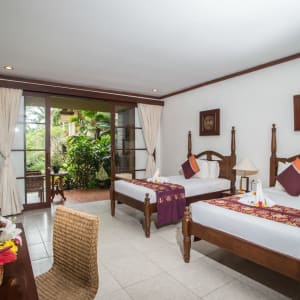 Kori Ubud Resort & Spa:  Deluxe Suite | twin beds