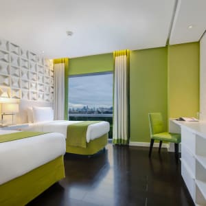 The Bayleaf Intramuros in Manila:  Deluxe | Twin - Lime Green