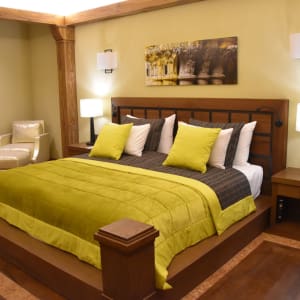 Sanctum Inle Resort in Inle Lake:  Deluxe yellow