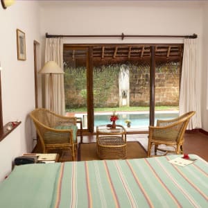 Marari Beach Resort in Mararikulam:  Garden Villa with private pool