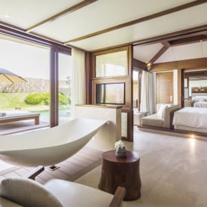 Fusion Resort Cam Ranh in Nha Trang:  Hideaway Pool Villa | bathroom