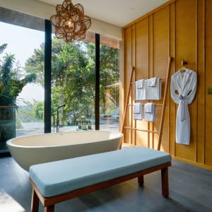 Six Senses Krabey Island in Koh Krabey:  Hideaway Pool Villa Suite | bathroom