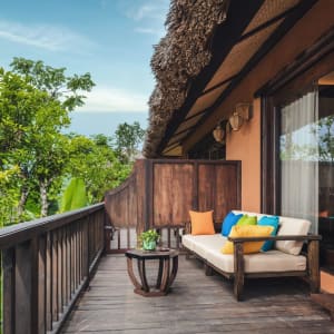 Avana Retreat in Mai Chau:  Lantana Mountain Bungalow | Terrace