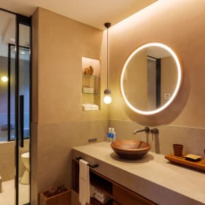 Sankara Hotel & Spa in Yakushima:  Mansana Villa | bathroom