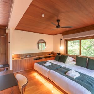 Sankara Hotel & Spa in Yakushima:  Mansana Villa | bedroom