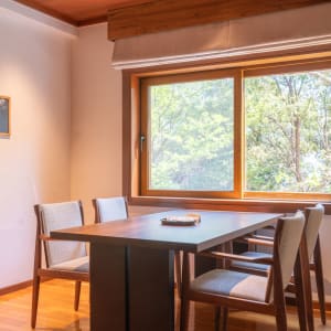 Sankara Hotel & Spa in Yakushima:  Mansana Villa | dining room
