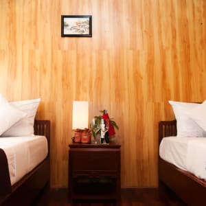 Mekong Delta Flusskreuzfahrten mit «Gecko Eyes» Privatboot ab Saigon: room: Mekong Eyes Twinroom