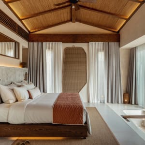 Namia River Retreat in Hoi An:  Nipa Pool Villa | Bedroom