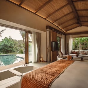 Namia River Retreat in Hoi An:  Nipa Pool Villa | Bedroom