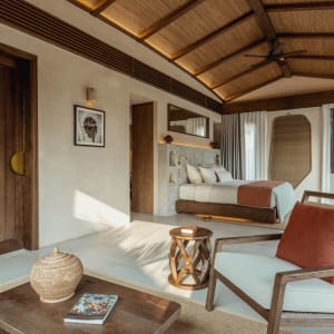 Namia River Retreat in Hoi An:  Nipa Pool Villa | Livingroom