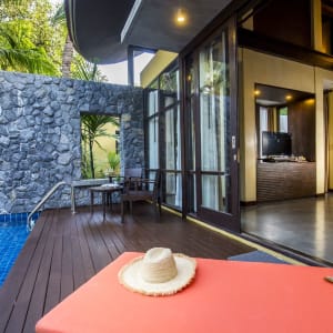 New Star Beach Resort in Ko Samui:  Ocean Pool Villa | Outside Deck