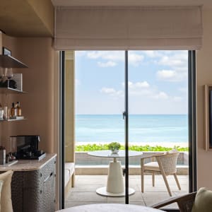 Rosewood Miyakojima:  Oceanview Villa | view from livingroom