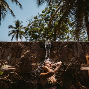 Karpaha Sands in Passekudah:  Palam Beachfront Suite | Kolaya Garden Suite | Seed Family Suite | Outdoor Shower