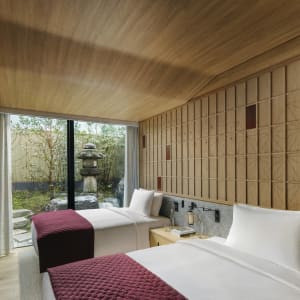 Six Senses Kyoto:  Premier Suite Garden | bedroom