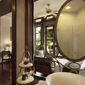 Anantara Angkor Resort in Siem Reap:  Premier Terrace Suite | Bathroom