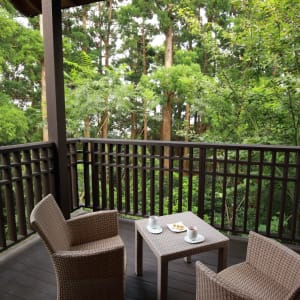 Sankara Hotel & Spa in Yakushima:  Samudra Villa | balcony