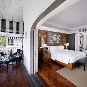 The Sanchaya in Bintan:  Sanchaya Suite | Bedroom & Veranda