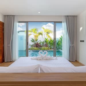 Escape Villas in Phuket:  Standard Pool Villa 2-Bedroom | Master bedroom