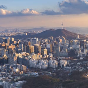 Gruppenreise «Kontrastreiches Südkorea» ab Seoul: Seoul City Skyline