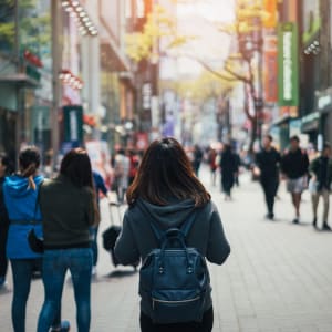Street Food Tour à Séoul: Seoul Myeongdong street is the most popular shopping market