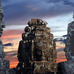 Mystisches Angkor ab Siem Reap: Siem Reap Bayon Temple