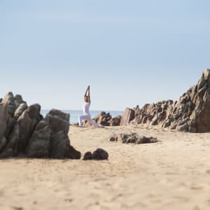 Avani Quy Nhon Resort:  Yoga on the Beach