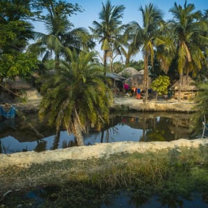 Paradis naturel des Sundarbans de Kolkata: Sundarbans small village