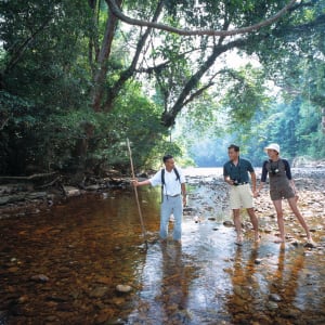 Taman Negara Nationalpark ab Kuala Lumpur: Taman Negara: at river