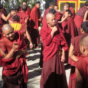 Die Magie des Tibets - Basis & Tsetang Verlängerung ab Lhasa: Tibetan Monks debating