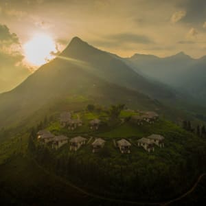 Natur & Kultur rund um Sapa ab Hanoi: Topas Ecolodge Aerial View