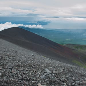 Mt. Fuji Trekking (Gruppe, Nebensaison) ab Tokio: Trekking Mt. Fuji