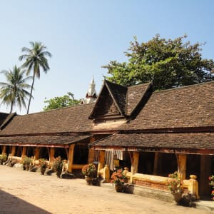 Explorer Vientiane en tuk tuk: Vientiane: Temple Wat Si Saket