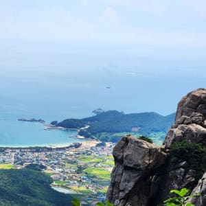 Mietwagen Rundreise «Südliches Korea» ab Seoul: View from Geumsan mountain on Namhae island