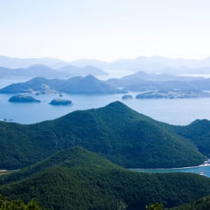 Mietwagen Rundreise «Südliches Korea» ab Seoul: View to Hallyeohaesang Marine National Park