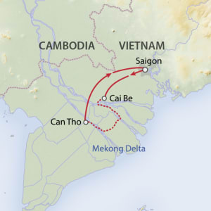 Croisières fluviales dans le delta du Mékong avec «Mekong Eyes» de Saigon: VN Mekong Delta Flusskreuzfahrten
