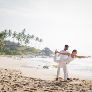 Anantara Peace Haven Tangalle Resort:  Beach Yoga