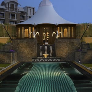 The Leela Palace in Udaipur:  ESPA The Spa - Reception Tent