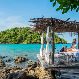 Song Saa Private Island à Koh Rong:  outdoor spa sala