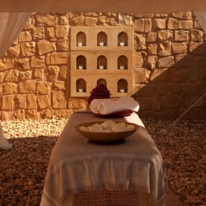 SUJÁN The Serai à Désert du Thar:  Private Spa in Royal Tent Garden