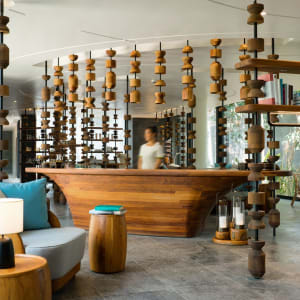 Six Senses Krabey Island in Koh Krabey:  Six Senses Spa reception