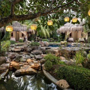Atmosphere Resort in Negros:  Spa garden