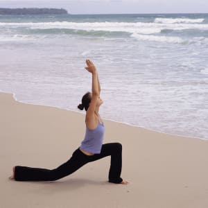 Banyan Tree Phuket:  Yoga at the beach