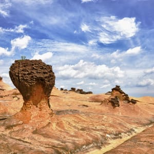 La côte nord à Taipei: Yehliu Geological Park in Keelung